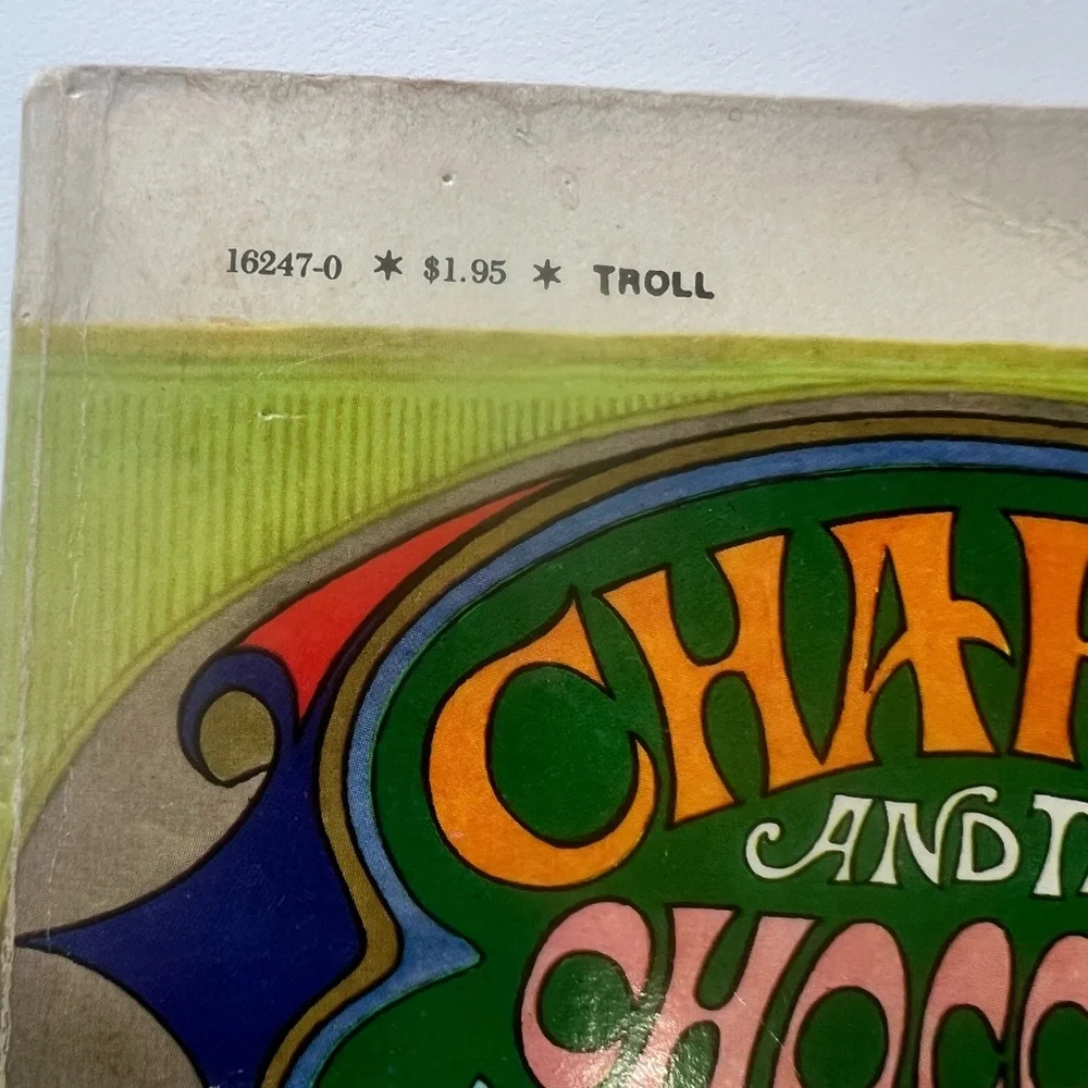 Vintage 1970s Troll paperback edition of Charlie and the Chocolate Factory